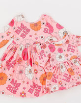 Lil Sis Floral Twirl Bodysuit